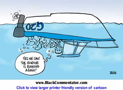 Political Cartoon: G20 Boat By Frederick Deligne, Le Pelerin, France