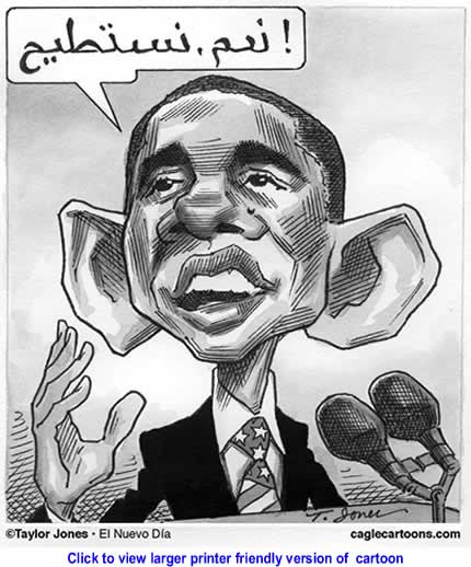 Political Cartoon Barack Obama