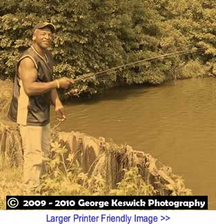 Art: Gone Fishing By George Keswick, Documentary Portrait Photography