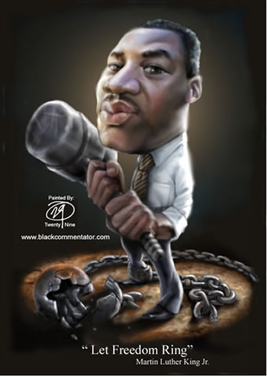 BlackCommentator.com: Art - MLK - Let Freedom Ring By 29