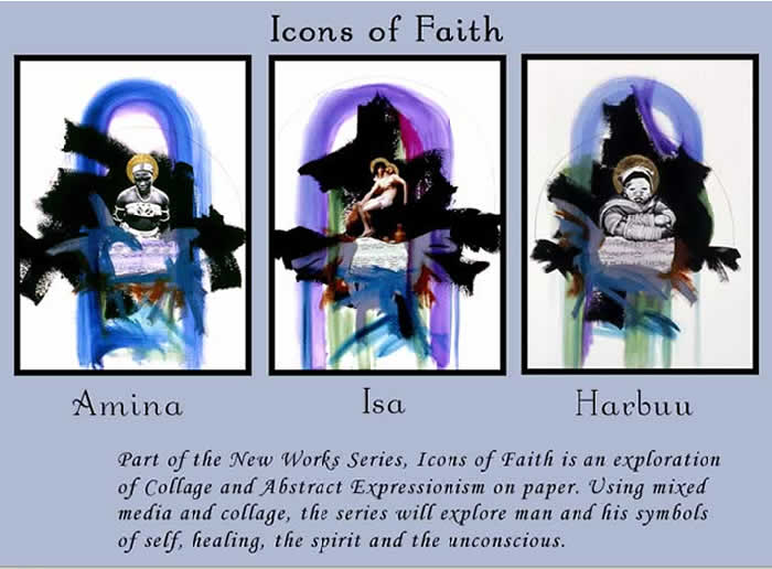 BlackCommentator.com: Art - "Icons of Faith" By Larry Richardson, Valencia CA