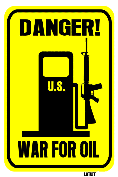 BlackCommentator.com: Political Cartoon - Danger: War for Oil By Carols Latuff, Rio de Janeiro Brazil
