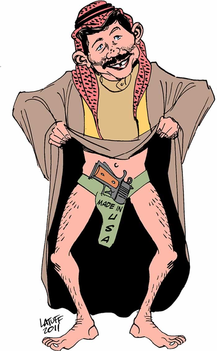 BlackCommentator.com: Political Cartoon - The Secret Power of Gulf Dictators By Carlos Latuff, Rio de Janeiro Brazil
