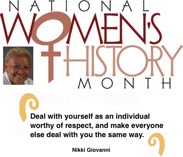 BlackCommentator.com: Women’s History Month Quote to Ponder: “Deal with yourself as an individual worthy of respect…” – Nikki Giovanni