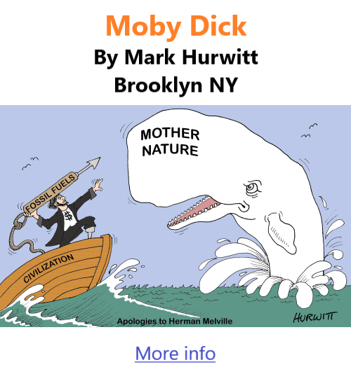 BlackCommentator.com Oct 24, 2024 - Issue 1014: Moby Dick - Political Cartoon By Mark Hurwitt, Brooklyn NY