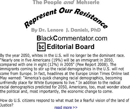 The People and Mehserle - Represent Our Resistance - By Dr. Lenore J. Daniels, PhD - BlackCommentator.com Editorial Board
