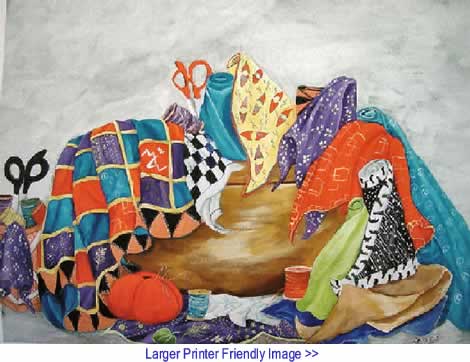 The Black Commentator - Art: Fabric of Life By Margaret Warfield, , Atlanta GA 