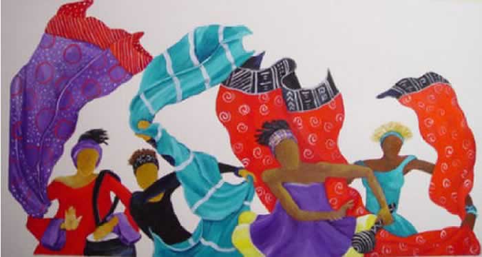 BlackCommentator.com Art: Joy In The Dance By Margaret Warfield, Atlanta GA