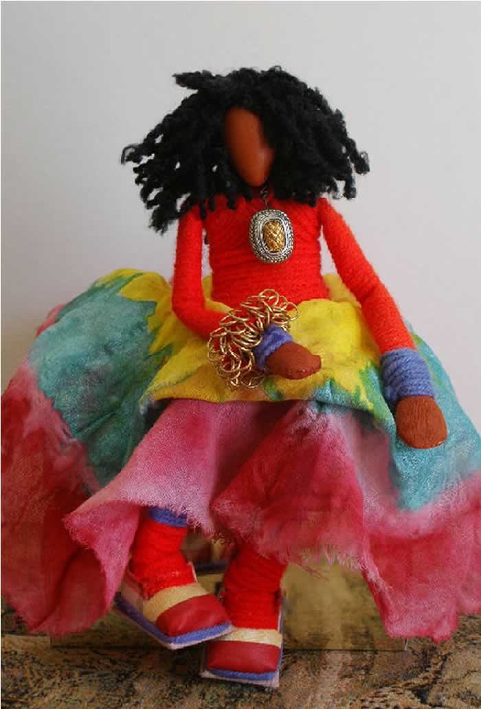 BlackCommentator.com: Art:  Joy - A Soft Sculpture Doll By Margaret Warfield, Atlanta GA