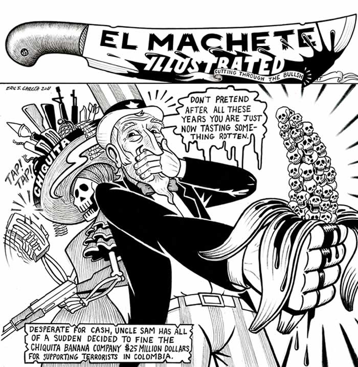 BlackCommentator.com: Political Cartoon - Chiquita Terrorista By Eric Garcia, Chicago IL