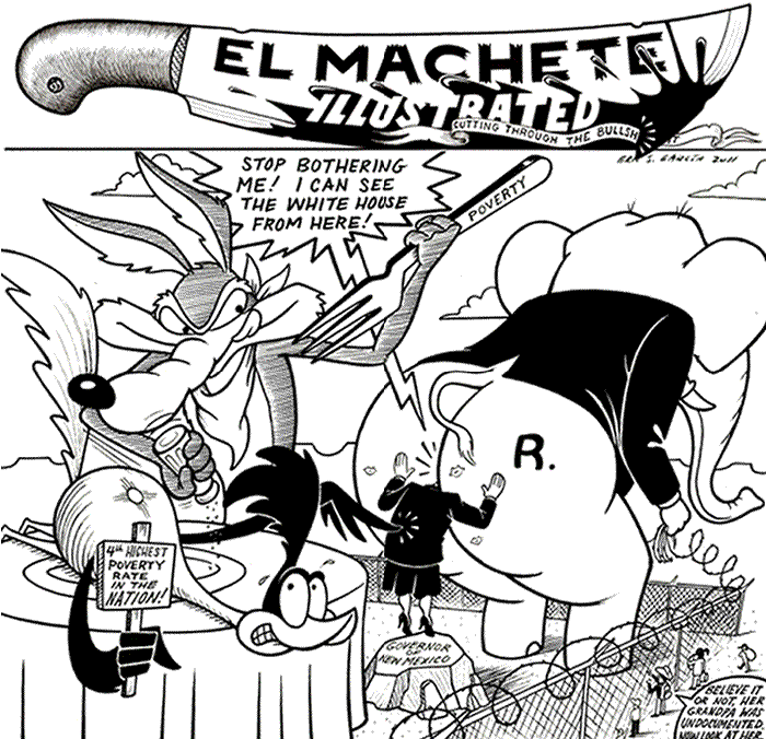 BlackCommentator.com: Political Cartoon - New Mexico Poverty By Eric Garcia, Chicago IL