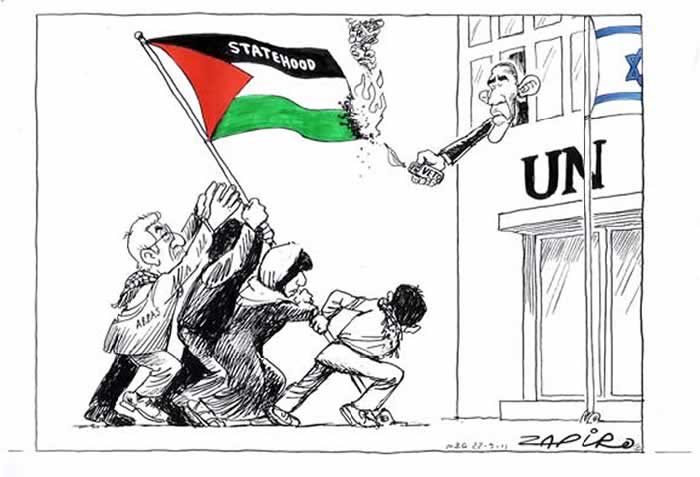 BlackCommentator.com: Political Cartoon - Statehood for Palestine By Zapiro, South Africa