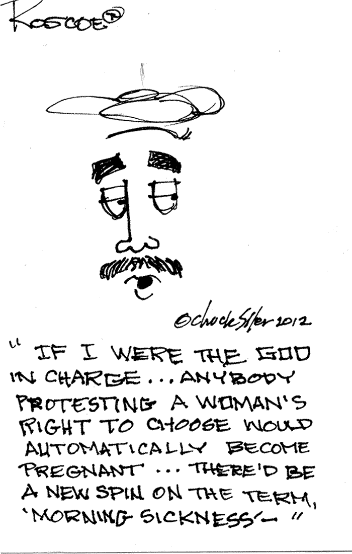 BlackCommentator.com: Political Cartoon - Woman's Right By Chuck Siler, Carrollton TX