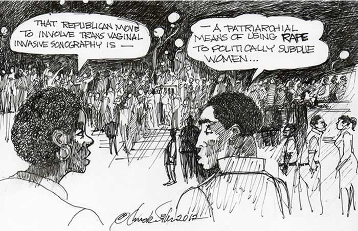 BlackCommentator.com: Political Cartoon - Sonorape By Chuck Siler, Carrollton TX
