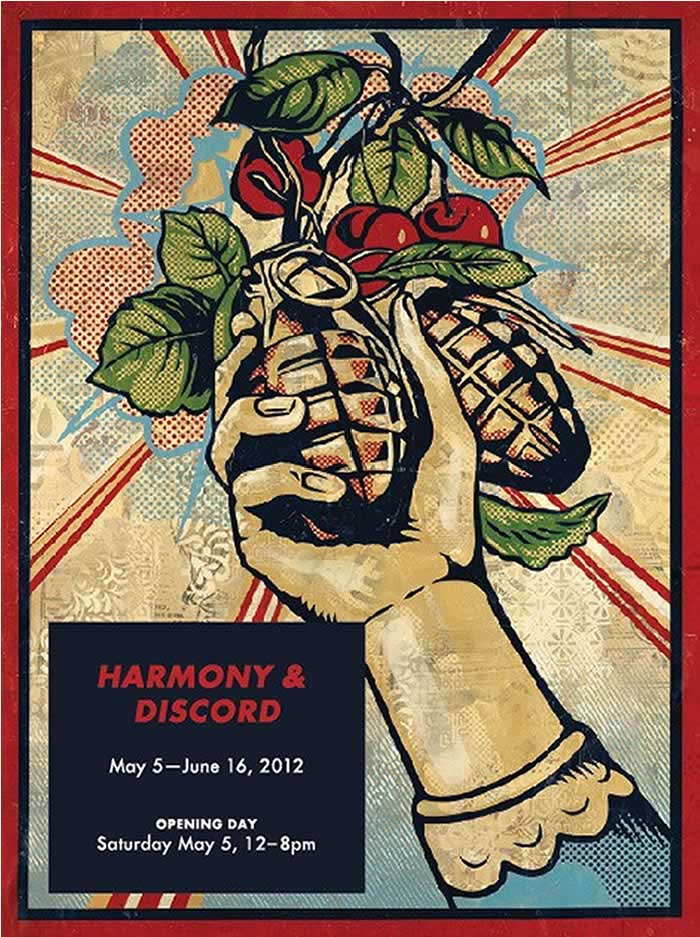 BlackCommentator.com Art: Harmony & Discord By Shepard Fairey, Los Angeles CA